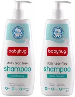 babyhug Gentle Cleaning Daily Tear Free Baby Shampoo (400ml) Pack of 2
