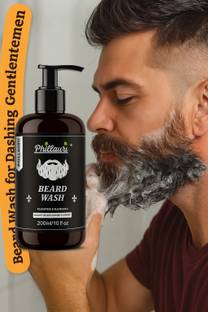 Phillauri Beard Wash for men| Refreshing Fragrance | Purifies and cleanses beard