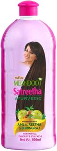 MEGHDOOT Ayurvedic Satreetha Shampoo for Hair Fall, Dandruff & Scalp Acne