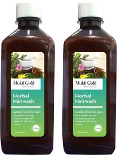 AXIOM Mukti Gold Herbal Hairwash | Blend of Ayurvedic Herbs to Control Hair Problems