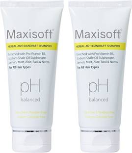 Maxisoft Herbal Anti Dandruff Shampoo | With Amla & Tea Tree Oil (100 ml - Pack of 2)