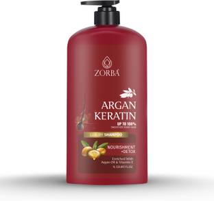 Zorba ARGAN Hairfall Defence Shampoo, With Keratin, Controls Hair fall