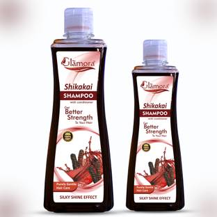 Glamora Advanced Formulated Shikakai Shampoo for Silky And Shiney Hair