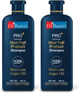 Dr Batra's PRO+ Hair Fall protect Shampoo| Enriched with Moroccan Argan Oil, Thuja Extracts