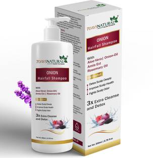7days natural Onion Shampoo For Hair Growth anti hair fall dandruff control hair loss problem