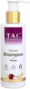 TAC - The Ayurveda Co. Onion Hair Shampoo - Combats Hair Fall, Aids Regrowth Sulfate & Paraben-Free