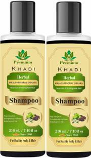 Premium Khadi Natural Amla Bhringraj Shikakai Shampoo