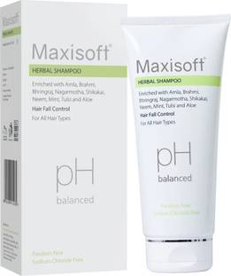 Maxisoft Herbal Shampoo 200 ml| Reduces Hair Fall, Dandruff & Tangled Hair