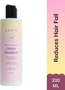 ARATA Hair Fall Defense Onion Shampoo with Onion Oil & Amla for Root Strengthening