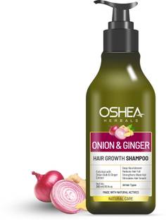 OSHEA Onion & Ginger Hair Growth Shampoo Enriched with Onion Bulb Ginger Extract