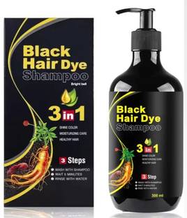 DHOR black hair dye shampoo 3 in 1 ayurvedic,black,hair dye shampoo