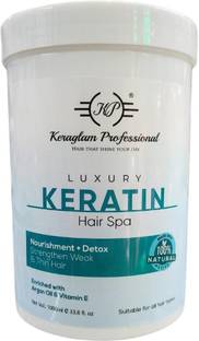 Keraglam Professional Hair Spa Smooth Therapy, Shine & Hair Repair, Infused With Brazilian Nut