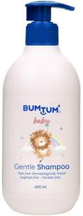 BUMTUM Gentle Baby Shampoo, No Tears, Paraben & Sulfate Free, Derma Tested