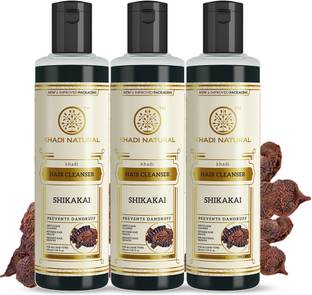 KHADI NATURAL Shikakai Cleanser/Shampoo (Pack of 3)