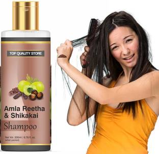 Top Quality Store Shampoo Amla Shikakai with Reetha for Normal Hair