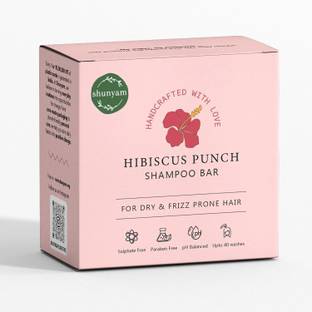 Shunyam Hibiscus Punch All Natural Shampoo Bar for Dry Hair