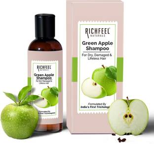 RICHFEEL Green Apple Shampoo For Dry & Damaged Hair | Anti Dandruff |100 ml