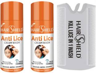 HAIRSHIELD anti lice wash remove lice and eggs one wash