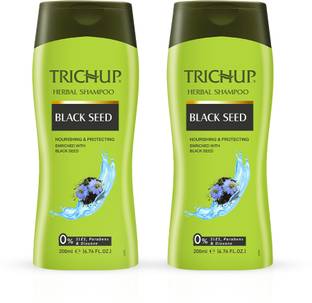 TRICHUP Black Seed Herbal Shampoo - 200ml (Pack of 2)