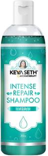 KEYA SETH AROMATHERAPY Intense Repair Shampoo, For Dry Damaged Hair- Softens, Nourishes & strengthens Hair with Pro -Vitamin B5 & Geranium Oil.
