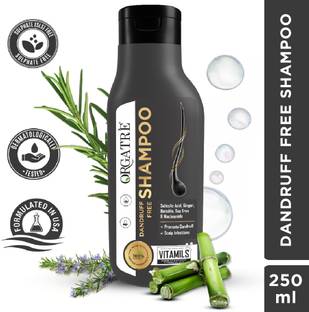 Orgatre Dandruff Free Shampoo For Dandruff & Scalp Control With Tea Tree & Rosemary Oil