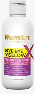Wondersoft BYE BYE Yellow Neutralising Wash & Anti-Yellow Sulfate Free Purple Shampoo