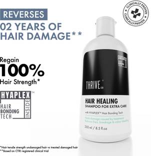 ThriveCo Hair Healing Shampoo For Damaged Hair | With rd Gen Hair Bonding Tech Hyaplex