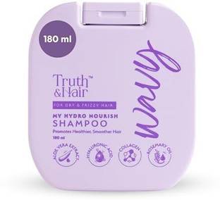 Truth & Hair Hydro Nourish Shampoo for Wavy Hair | Enriched with Rosemary Oil
