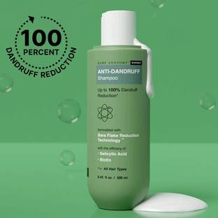 BARE ANATOMY Anti-Dandruff Shampoo - Upto 100% Dandruff Reduction with Salicylic Acid, Biotin