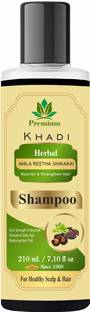 Premium Khadi Natural Amla Reetha Sikakai Shampoo