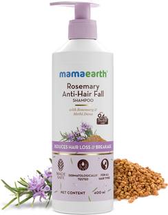 Mamaearth Rosemary Anti-Hair Fall Shampoo-Rosemary & Methi Dana|Reduce HairLoss & Breakage