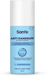 Sanfe Anti Dandruff One Wash Shampoo | Removes Dandruff 50ml