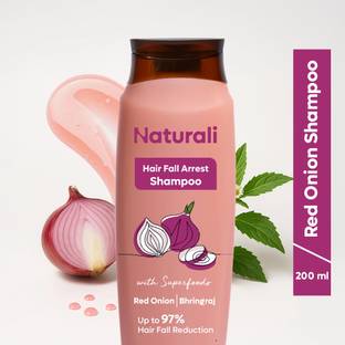 Naturali Hairfall Control Shampoo for Women| Control upto 97%| With Onion & Bhringraj