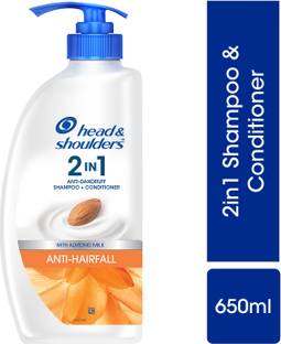HEAD & SHOULDERS 2-in-1 Anti-Hairfall Anti-Dandruff Shampoo + Conditioner in One for Women & Men