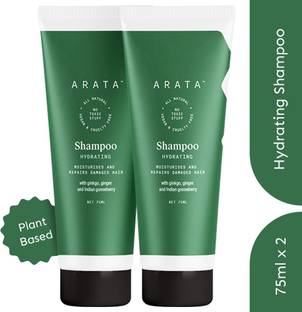 ARATA Hydrating Shampoo|Gentle, Vegan Formula|Reduces Scalp Irritation|