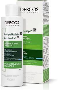 Vichy Dercos Anti-Dandruff Advanced Action Shampoo for Normal to Oily Hair 200ml