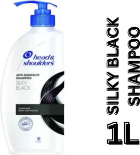Head and Shoulders SILKY BLACK SHAMPOO-1LTR