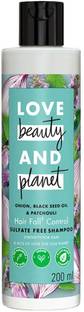 Love Beauty And Planet Onion, BlackSeed & Patchouli Hairfall Control Sulfate Free Shampoo