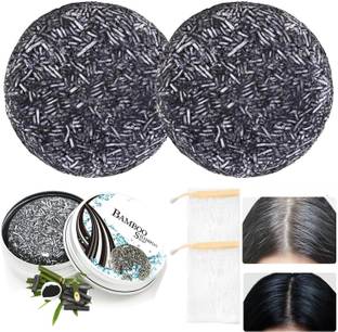 PARAS MOTI Organic Grey Hair & Beard Reverse Natural Shampoo Bar For Men&Women003PACK OF 2