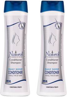 NATURAL The Essence of Nature Shampoo with Conditioner 500ml each (Pack of 2)