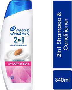 HEAD & SHOULDERS 2-in-1 Smooth and Silky Anti Dandruff Shampoo + Conditioner With Almond Milk