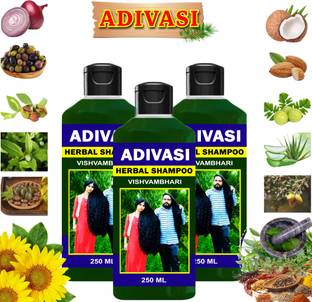 Vishvambhari Adivasi Dandruff Control Hair Shampoo with Virgin Coconut & Amla