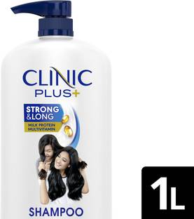 Clinic Plus Strong & Long, Healthy Hair Shampoo with Milk protein & Multivitamins