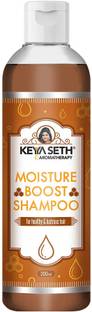 KEYA SETH AROMATHERAPY Moisture Boost Shampoo for Dry Dull Frizzy Hair- Makes Hair Shine, Soft, Smooth & Silky with Honey, Milk Protein, Pro -Vitamin B5 for Men & Women.