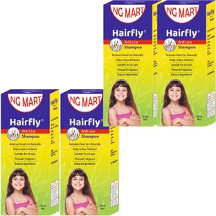NG MART HAIRFLY ANTI-LICE SHAMPOO FOR ICHING, SCALP CLEANSING & LICE PACK OF - 4