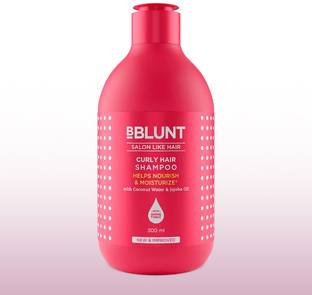 BBlunt Curly Hair Shampoo with Coconut Water & Jojoba Oil - 300 ml