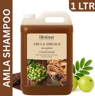 blestaaa essentialss Amla Shikakai Shampoo | Herbal Formula for Healthy, Shiny & Strong Hair