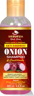 SESUFZA Onion Shampoo for Hair Growth and Hair Fall Control | Anti Dandruff conditioner