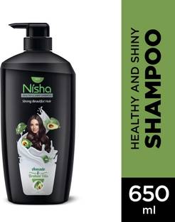 Nisha Healthy & Shiny Strong Beautiful Hair Shampoo, 650 ML Black
