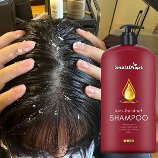 smartdrops Smooth & Silky Anti-Dandruff Shampoo Frizz Control Hair growth Shampoo